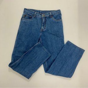 Loïs 100% Cotton Straight Leg Mid Rise Blue Carpenter’s Jeans size 34 (UNISEX)